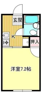 メゾン・ド・プリー A【205号室】の間取り