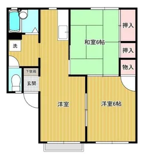 メゾン・ド・梶原【2-B号室】の間取り
