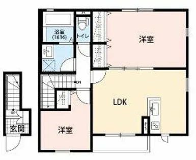 デュラ・カーサ ラパン【2階】の間取り