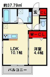 Reciente South【2階】の間取り