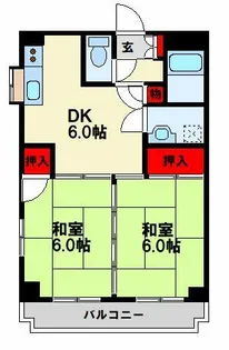 クレベール紅梅【3階】の間取り
