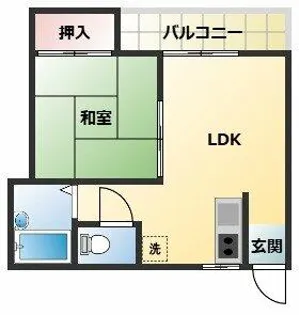 宮田文化【1階】の間取り