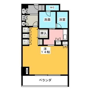 メイビル向陽町【3階】の間取り