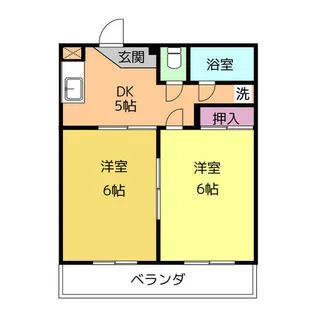 四季の里 三番館【402号室】の間取り