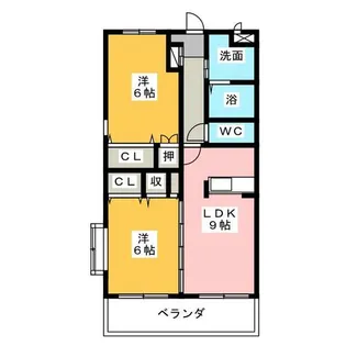 センチュリー元町【3階】の間取り