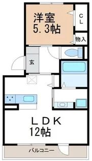 ブルームーン【2階】の間取り