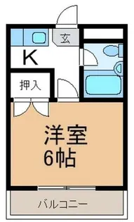 ドミール井ヶ谷【3階】の間取り