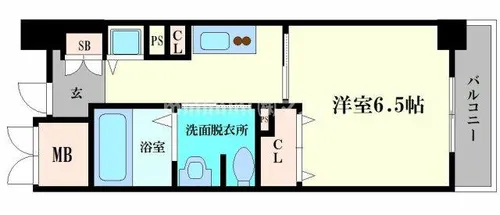 CITY SPIRE靭公園【10階】の間取り