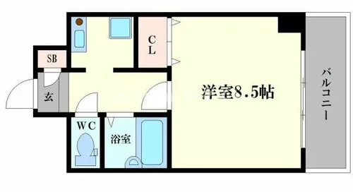 アーバネックス野田【6階】の間取り