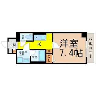 シャルマンソワレ名駅【10階】の間取り