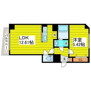 Felice(フェリーチェ)【401号室】の間取り