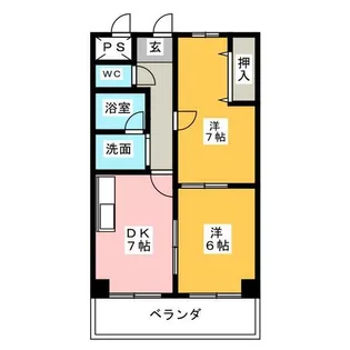 フィレンツェⅢ【3階】の間取り