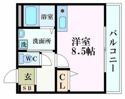 リバーテック【7階】の間取り