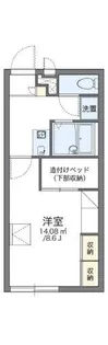 レオパレス星野【2階】の間取り