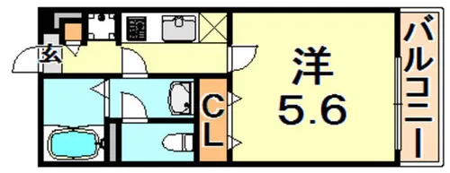 リブリ・新神戸【1階】の間取り