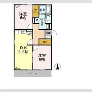 トゥインクルK【2階】の間取り