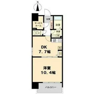 willDo太閤通【12階】の間取り