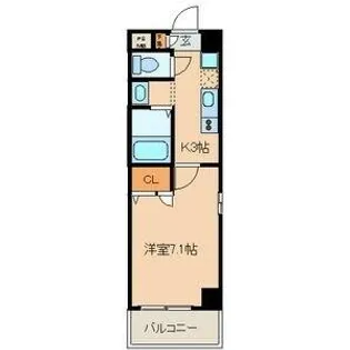 ボヌール城北【3階】の間取り