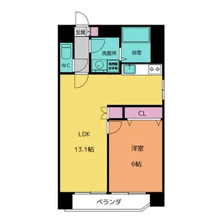 ESSE栄【7階】の間取り