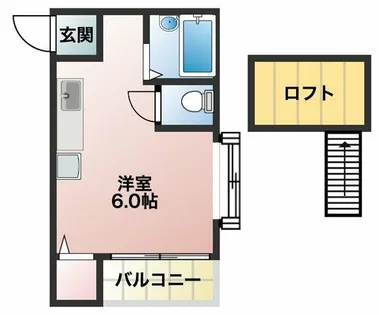 エレガンテ博多駅南【203号室】の間取り