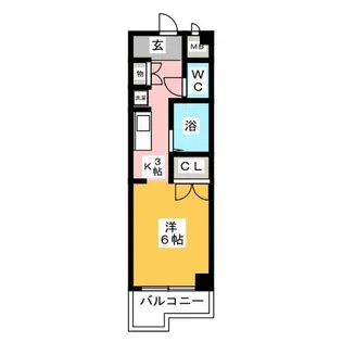 メゾン春日【2階】の間取り