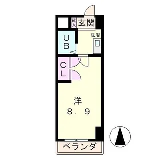 野路一番館【6階】の間取り