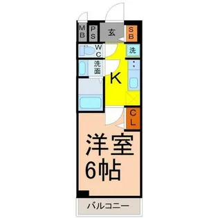 MAXIV名古屋上前津【11階】の間取り