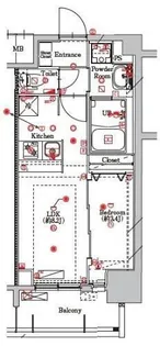 MAXIV東別院【10階】の間取り