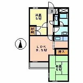 愛知県名古屋市中川区牛立町1丁目【マンション】の間取り