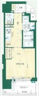 レジュールアッシュアーバンベイ【2階】の間取り