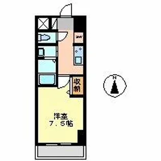 ファーニッシュ太平通【10階】の間取り