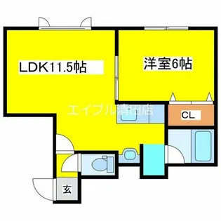 クレスト95【2階】の間取り