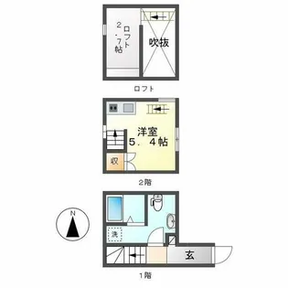 ラフィーカ金山【1階】の間取り