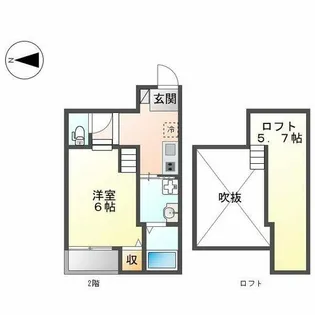 トライデント新栄Ⅰ【1階】の間取り