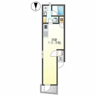 Regina・Mika(レジーナ・ミカ)【2階】の間取り