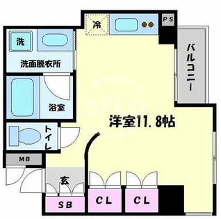 ソーレブリアンテ【4階】の間取り