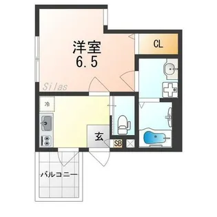 ALEGRIA津久野South【3階】の間取り