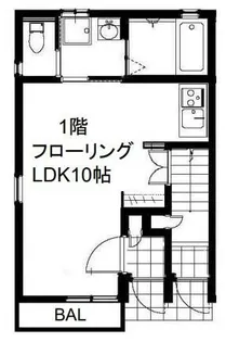 グラツィオーソ姫路市役所前【1階】の間取り