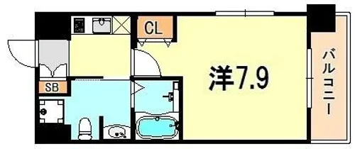 アーバングリーン兵庫ステーションフロント【3階】の間取り