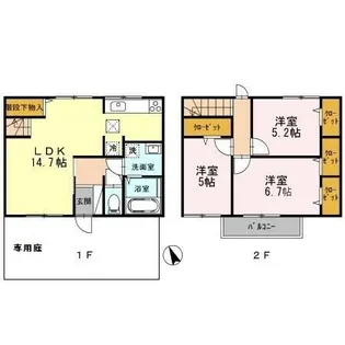 アルコバレーノ5【1階】の間取り