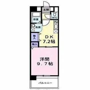 Grance Kotobuki【6階】の間取り