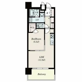 S-RESIDENCE本郷Ⅱ【6階】の間取り