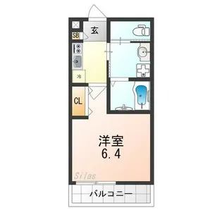 ALEGRIA津久野South【1階】の間取り