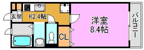 アリエッタ西堤【2階】の間取り