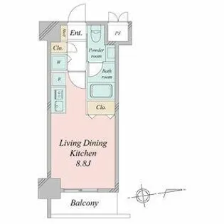 glanz【2階】の間取り