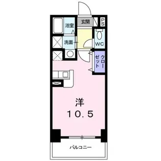 アット長田【1階】の間取り