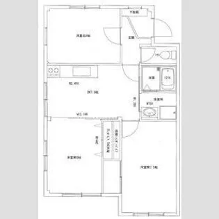 ラコリーナデ天白【2階】の間取り