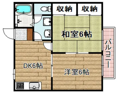 メゾン・フルール【2階】の間取り