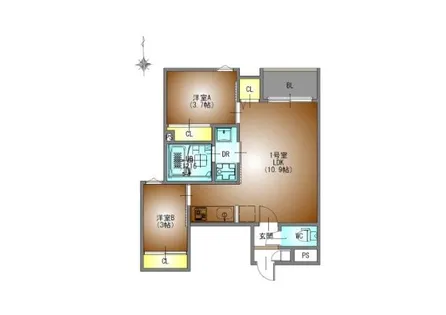 REGALEST岩塚【3階】の間取り