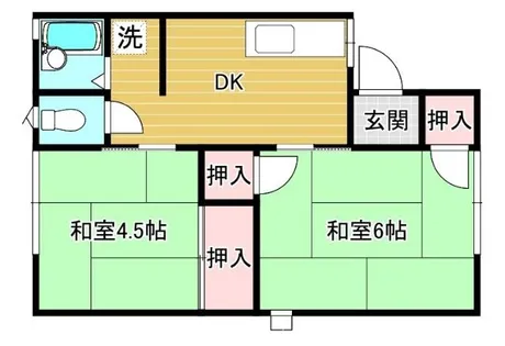 エル深井【2階】の間取り